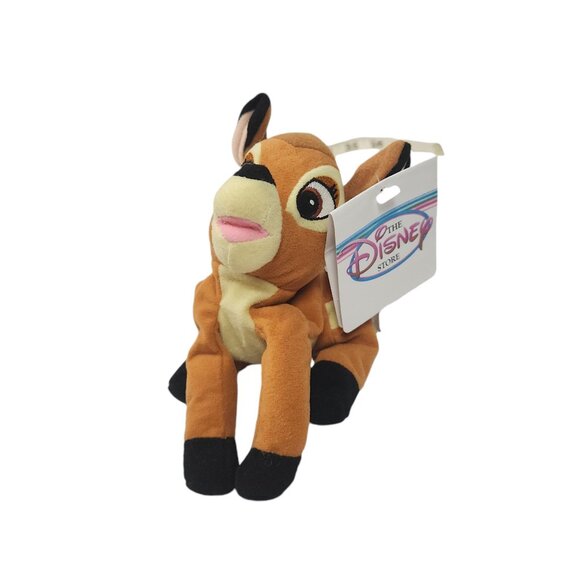 The Disney Store Bambi Bean Bag Plush 8" NWT - Picture 6 of 8